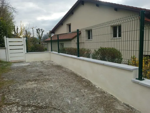 Reprise muret et clôture