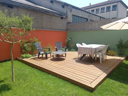 Pose d'une terrasse bois