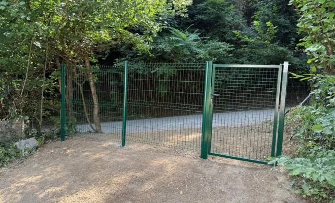 Création d'une clôture à Jarrie - Après