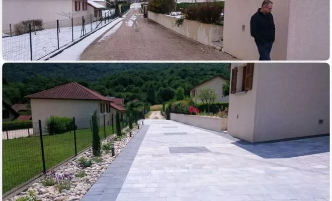 Création d'allées, Échirolles, Eden Parc Paysage