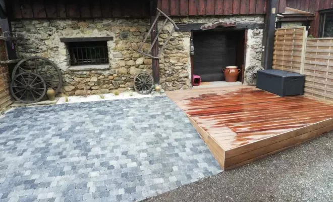Création de terrasses, Échirolles, Eden Parc Paysage